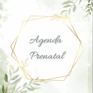 Agenda Prenatal Flores Verde